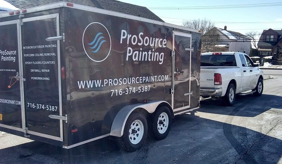 ProSource Painting Work Trailer